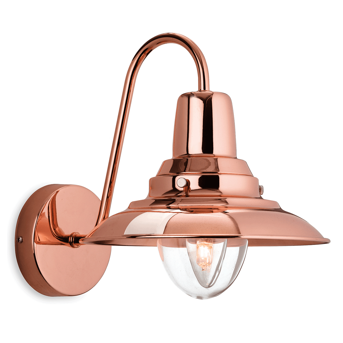 Fisherman Wall Light in Copper