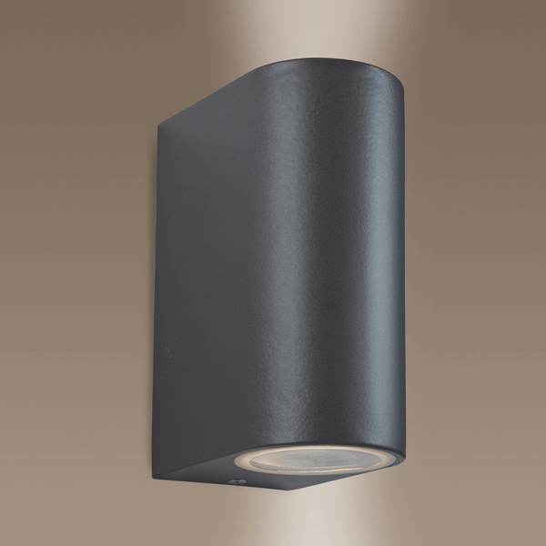 Scenic Up and Down Exterior Wall Light in Gun Metal