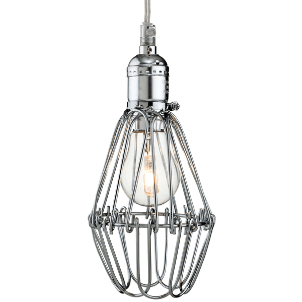 Arcade Cage Pendant in Chrome