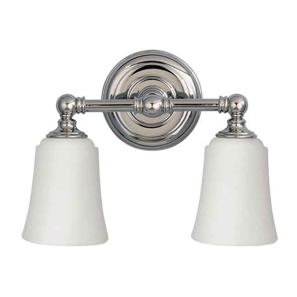 Huguenot Lake IP44 2lt Bathroom Wall Light