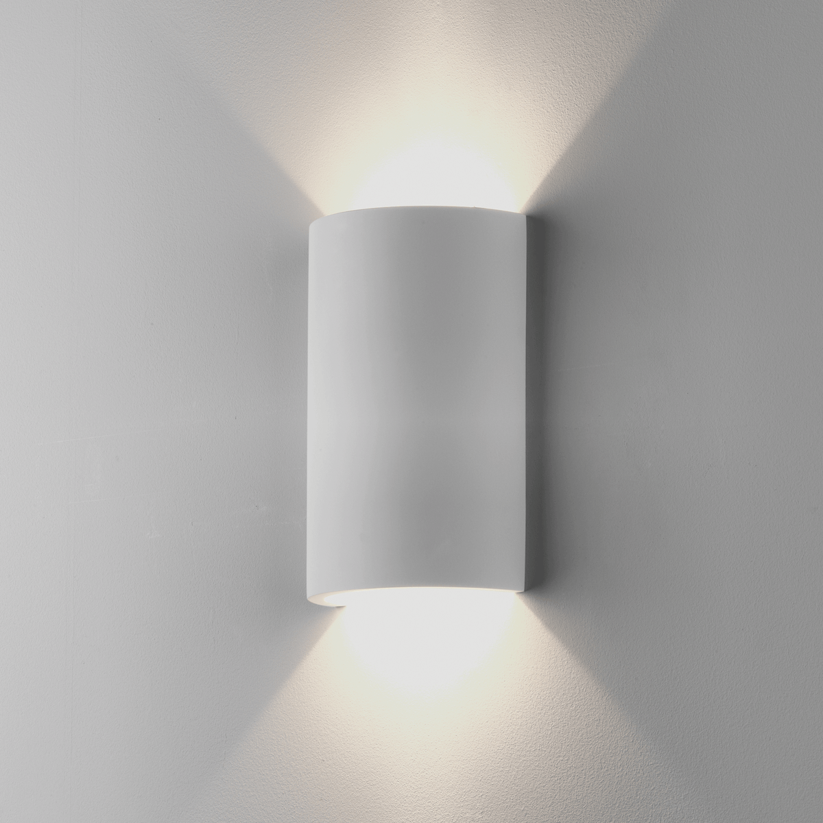 Serifos 220 White Plaster Wall Light
