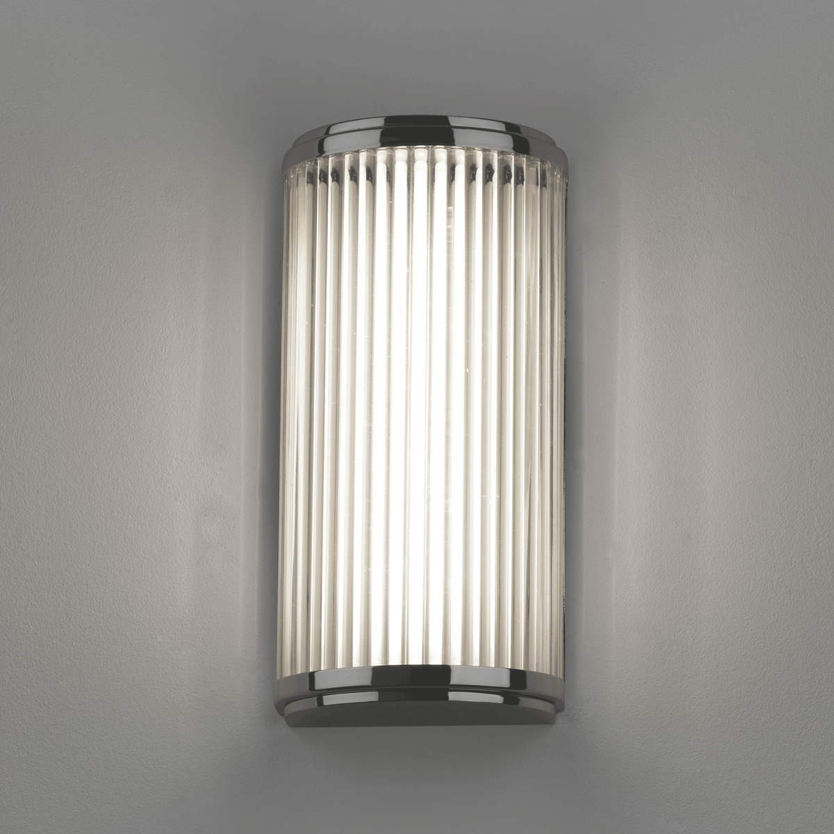 Versailles 250 LED IP44 Dimmable Wall Light in Chrome