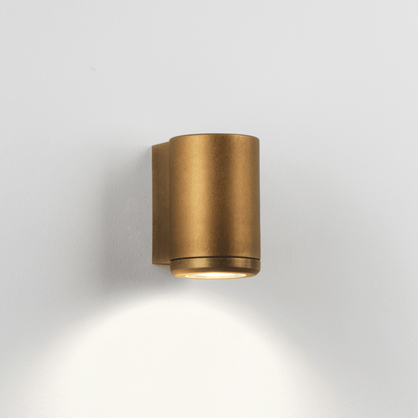 Jura Single Exterior Solid Brass Wall Light