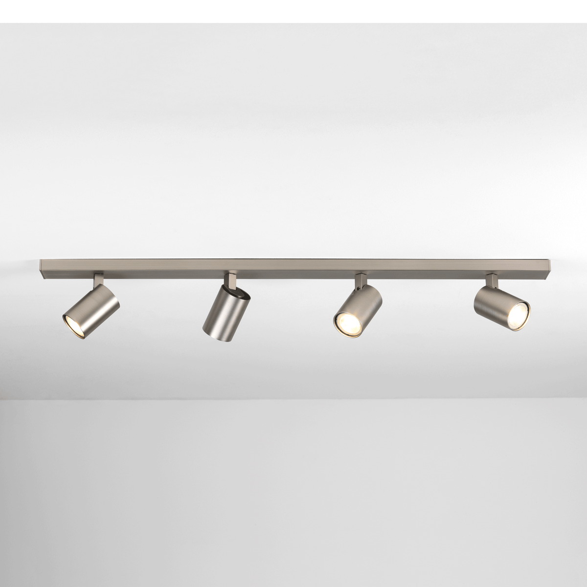 Ascoli Four Light Bar Spotlight in Matt Nickel
