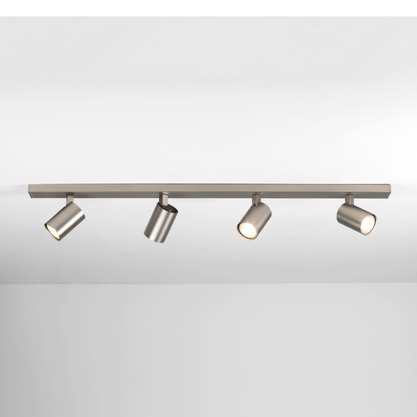 Ascoli Four Light Bar Spotlight in Matt Nickel