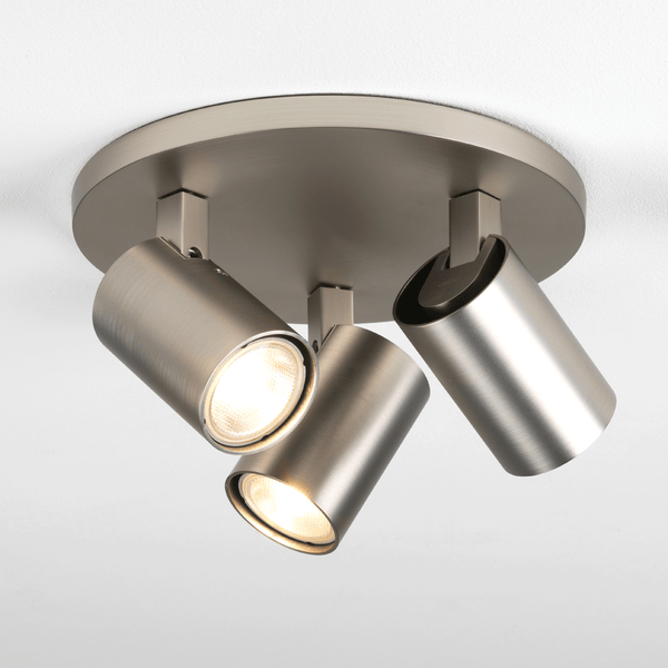 Ascoli Triple Round Spotlight in Matt Nickel