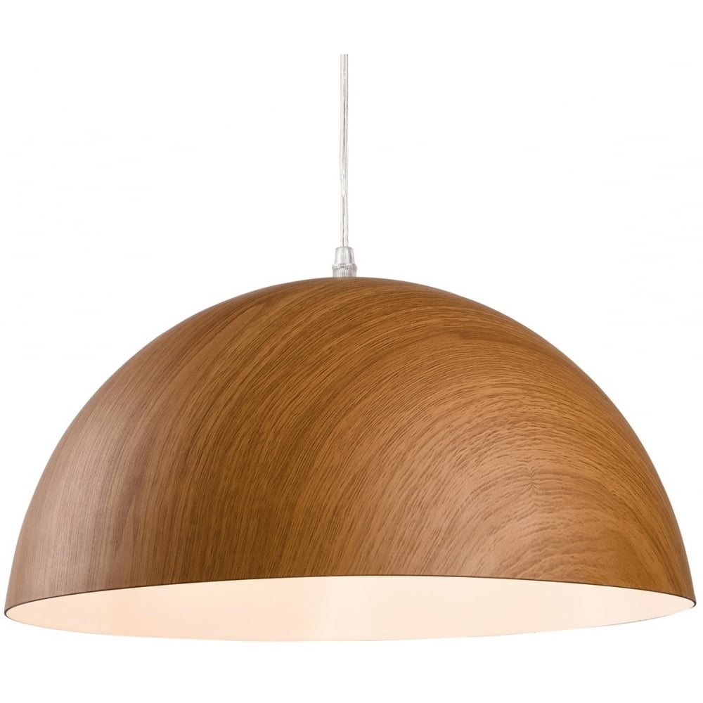 Forest Dome Design Pendant Light with Wood Finish