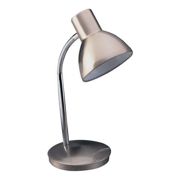 Harvard Table Lamp in Brushed Steel
