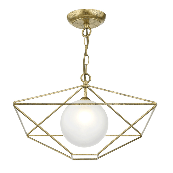 Orsini Old Gold Open Frame Pendant