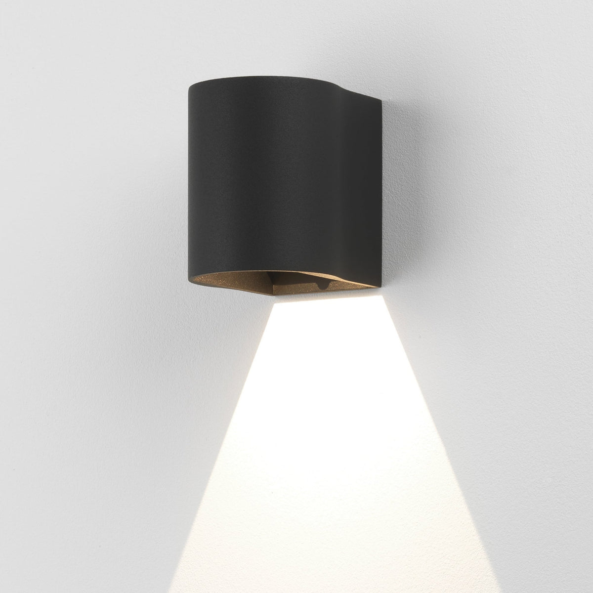 Dunbar 100 LED Up or Down Exterior Wall Light in Black