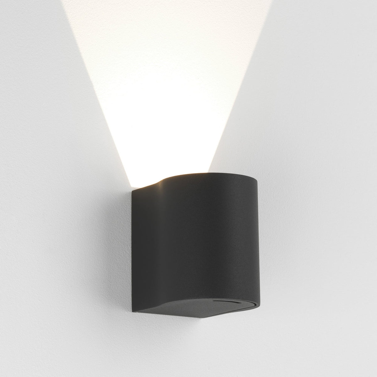Dunbar 100 LED Up or Down Exterior Wall Light in Black