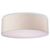 Phoenix Flush Ceiling Fitting in Cream with Frosted Diffuser