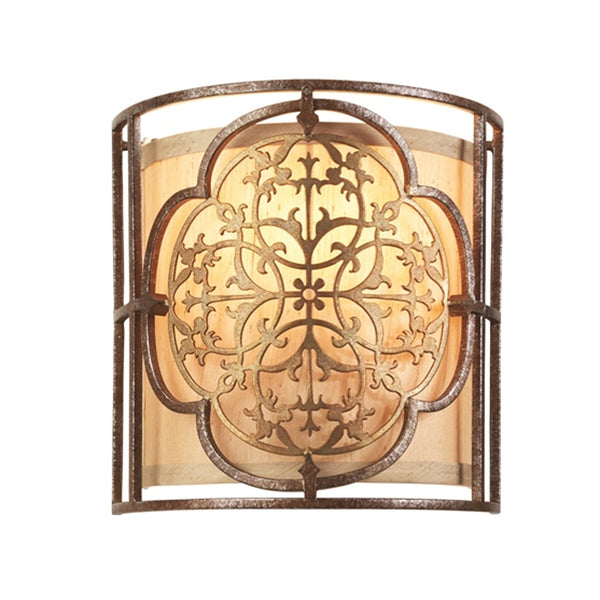 Marcella Wall Light in British Bronze & Oxidised Bronze