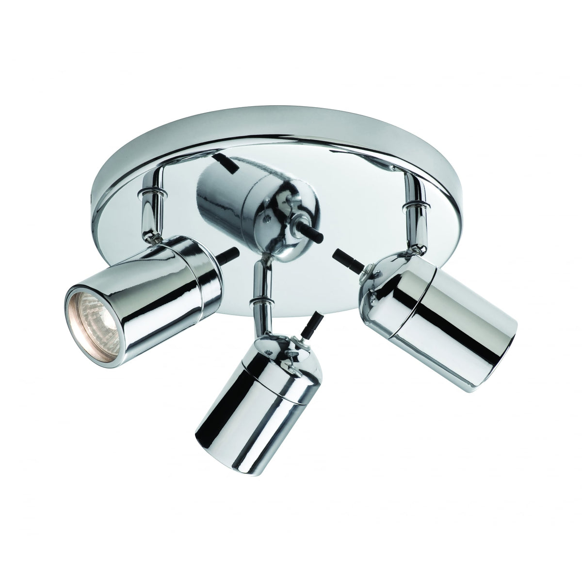 Atlantic Triple Flush Ceiling Spotlight In Chrome