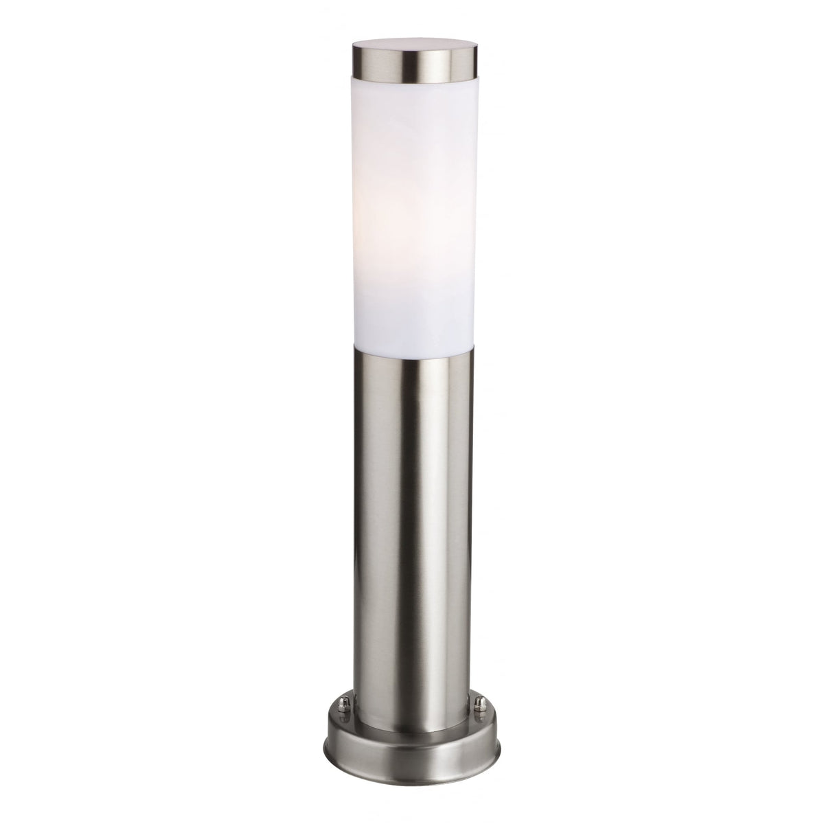 Plaza Small Post Light in Stainless Steel