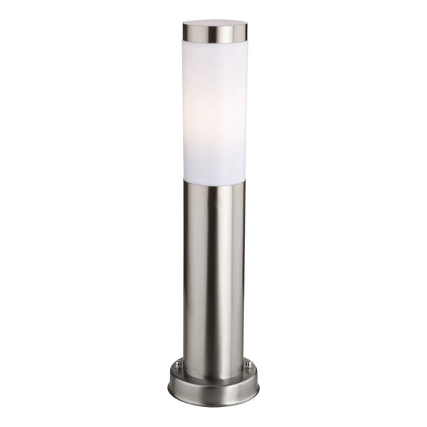 Plaza Small Post Light in Stainless Steel