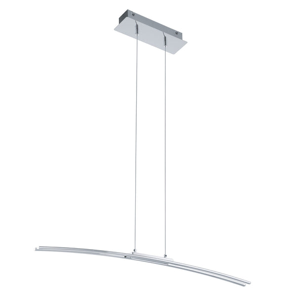 Lasana Double LED Bar Pendant in Chrome