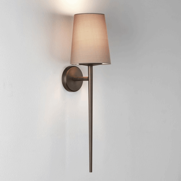 Beauville IP44 Wall Light in Bronze