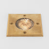 Gramos Square Exterior Ground Light in Solid Brass