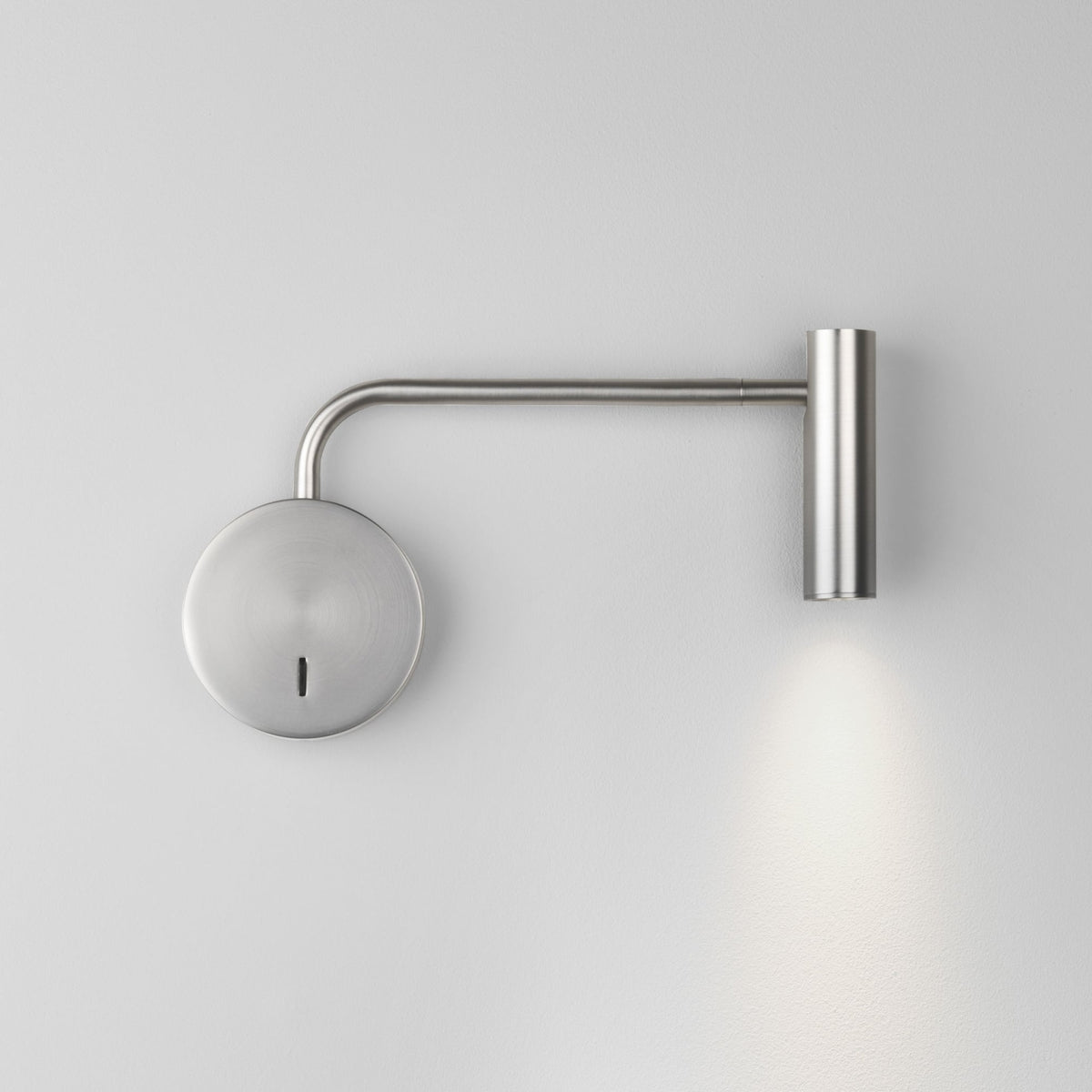 Enna Wall LED Matt Nickel Switched Reading Light