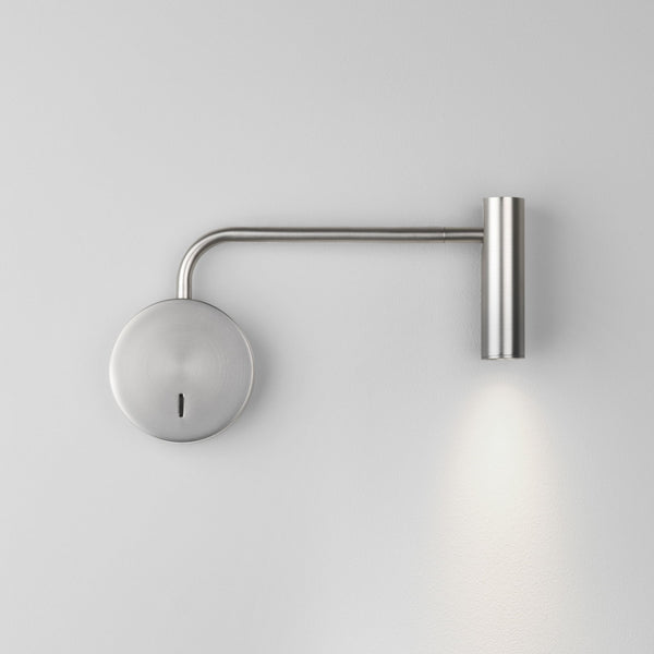 Enna Wall LED Matt Nickel Switched Reading Light