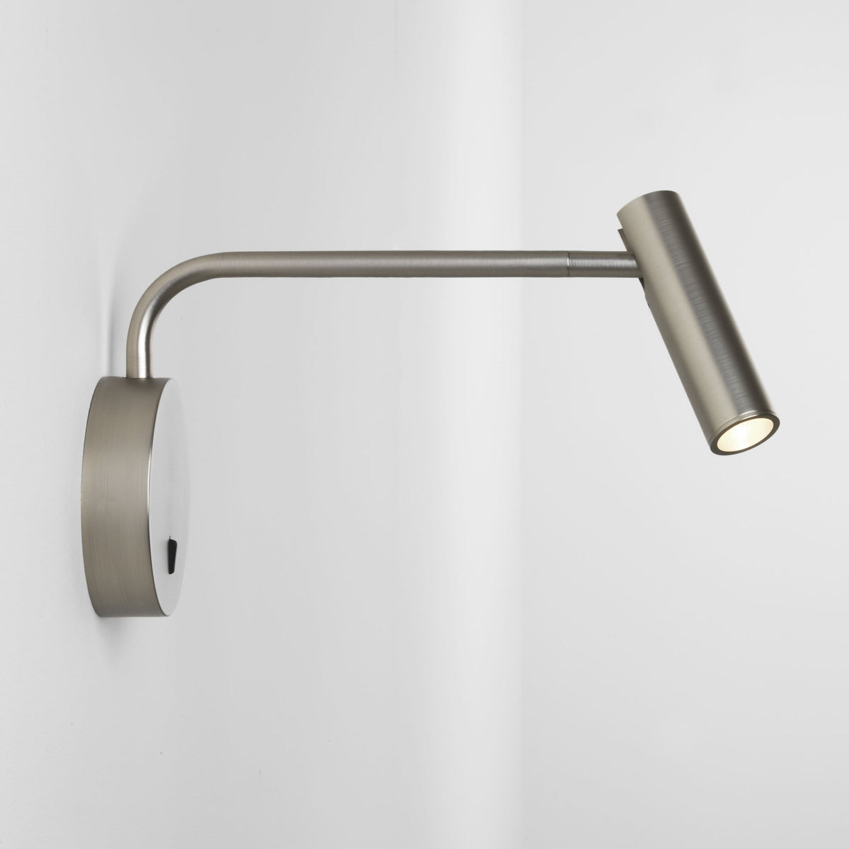 Enna Wall LED Matt Nickel Switched Reading Light