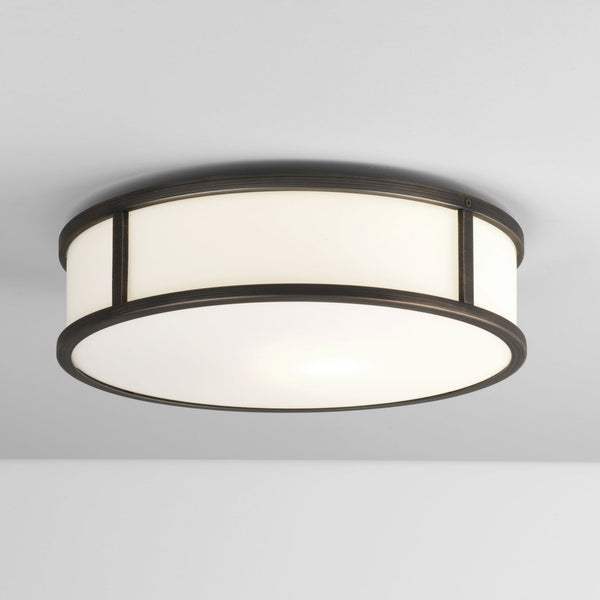 Mashiko Round 300 IP44 Ceiling Light in Bronze