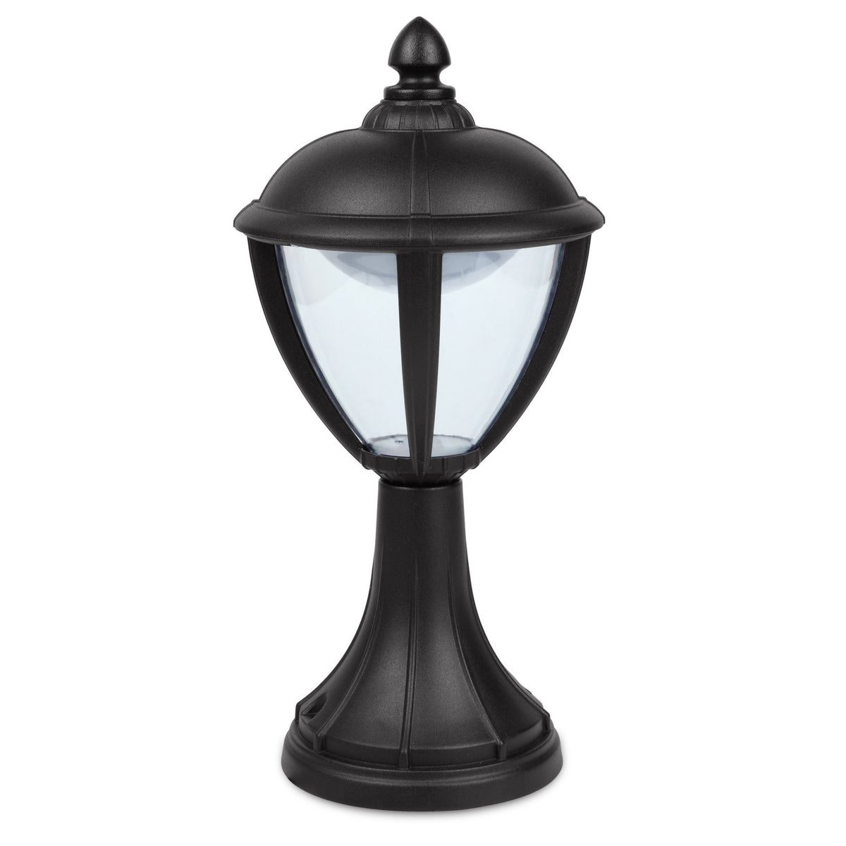Unite Pedestal 6.5W Exterior LED Light in Black