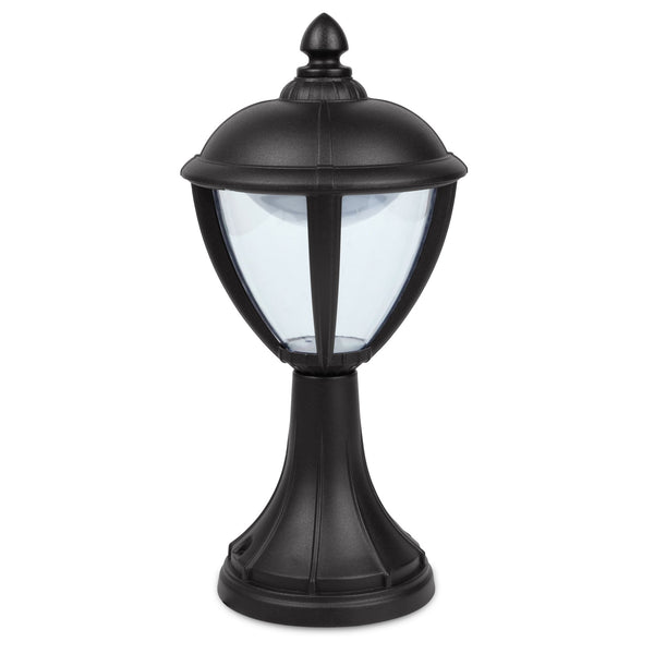 Unite Pedestal 6.5W Exterior LED Light in Black