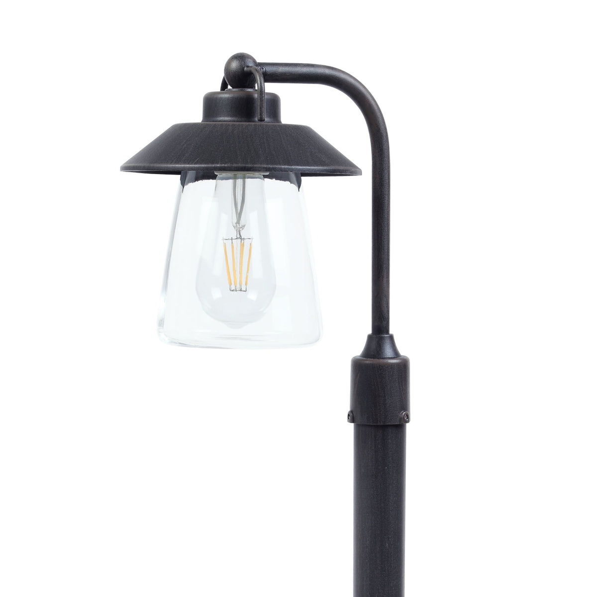 Cate Exterior Bollard in Brown/Black