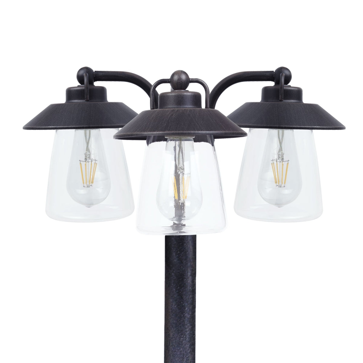 Cate Exterior Triple Head Tall Post