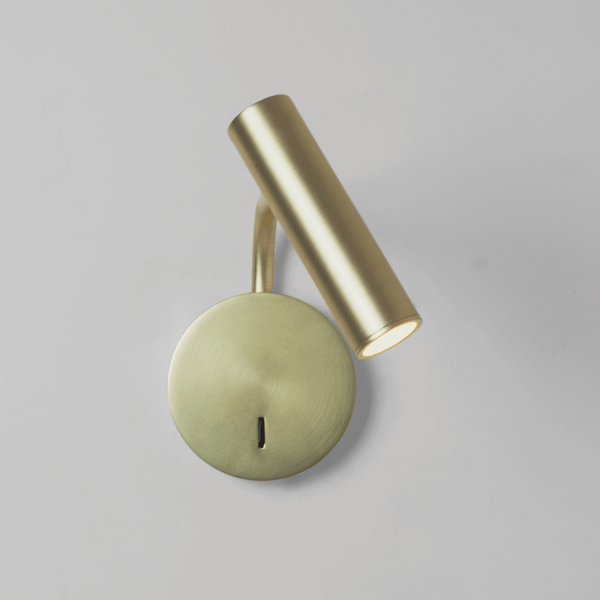 Enna Wall LED Matt Gold Reading Wall Light