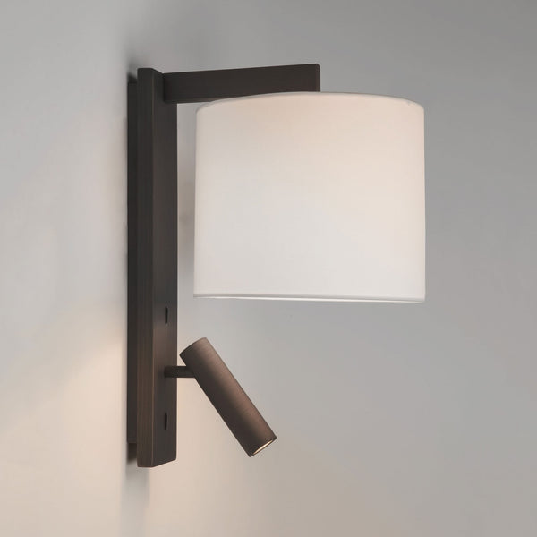 Ravello LED Reader Dual Wall Light in Bronze
