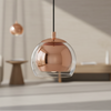 Rocamar Copper and Glass Single Pendant