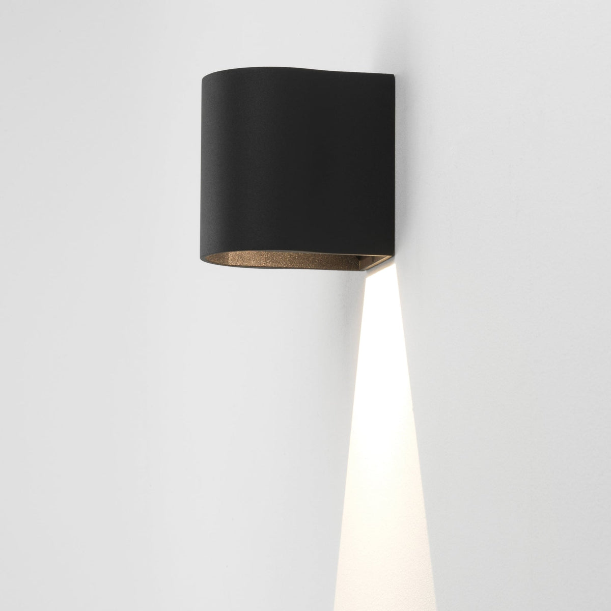 Dunbar 100 LED Up or Down Exterior Wall Light in Black