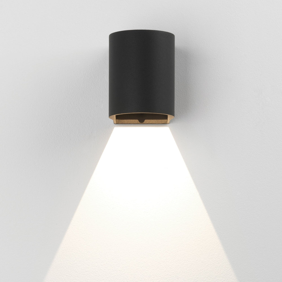 Dunbar 100 LED Up or Down Exterior Wall Light in Black