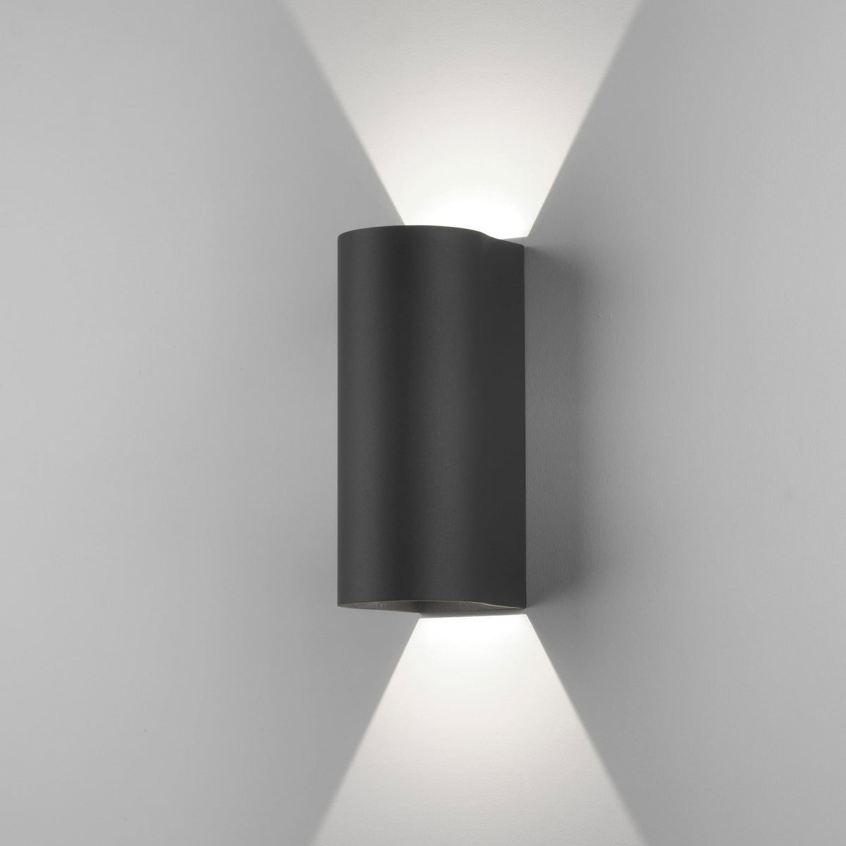 Dunbar 255 LED Up and Down Exterior Wall Light in Black