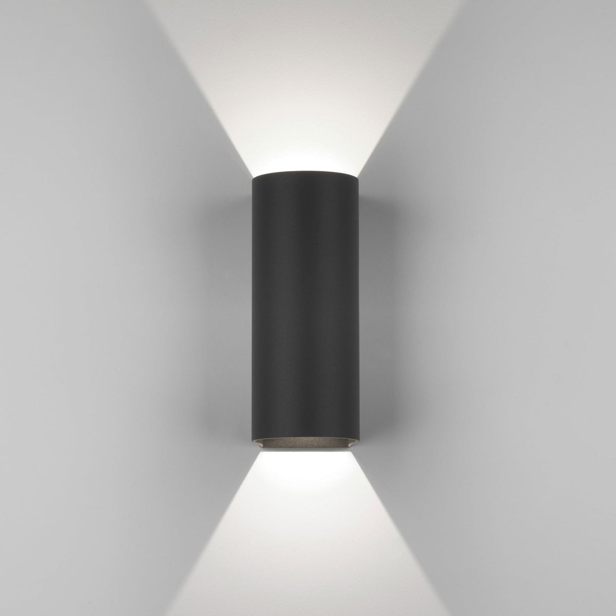 Dunbar 255 LED Up and Down Exterior Wall Light in Black