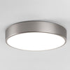 Mallon LED Bathroom IP44 Ceiling Light in Matt Nickel