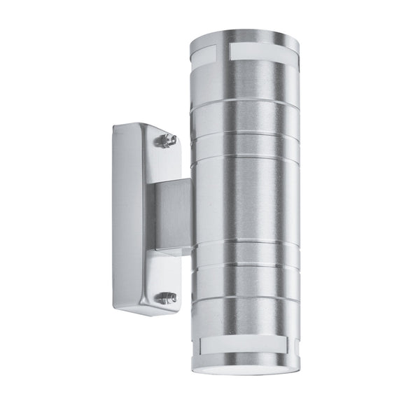 Exterior & Porch Double GU10 LED Stainless Steel Light Cylinder