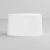 Tapered Oval Shade in White