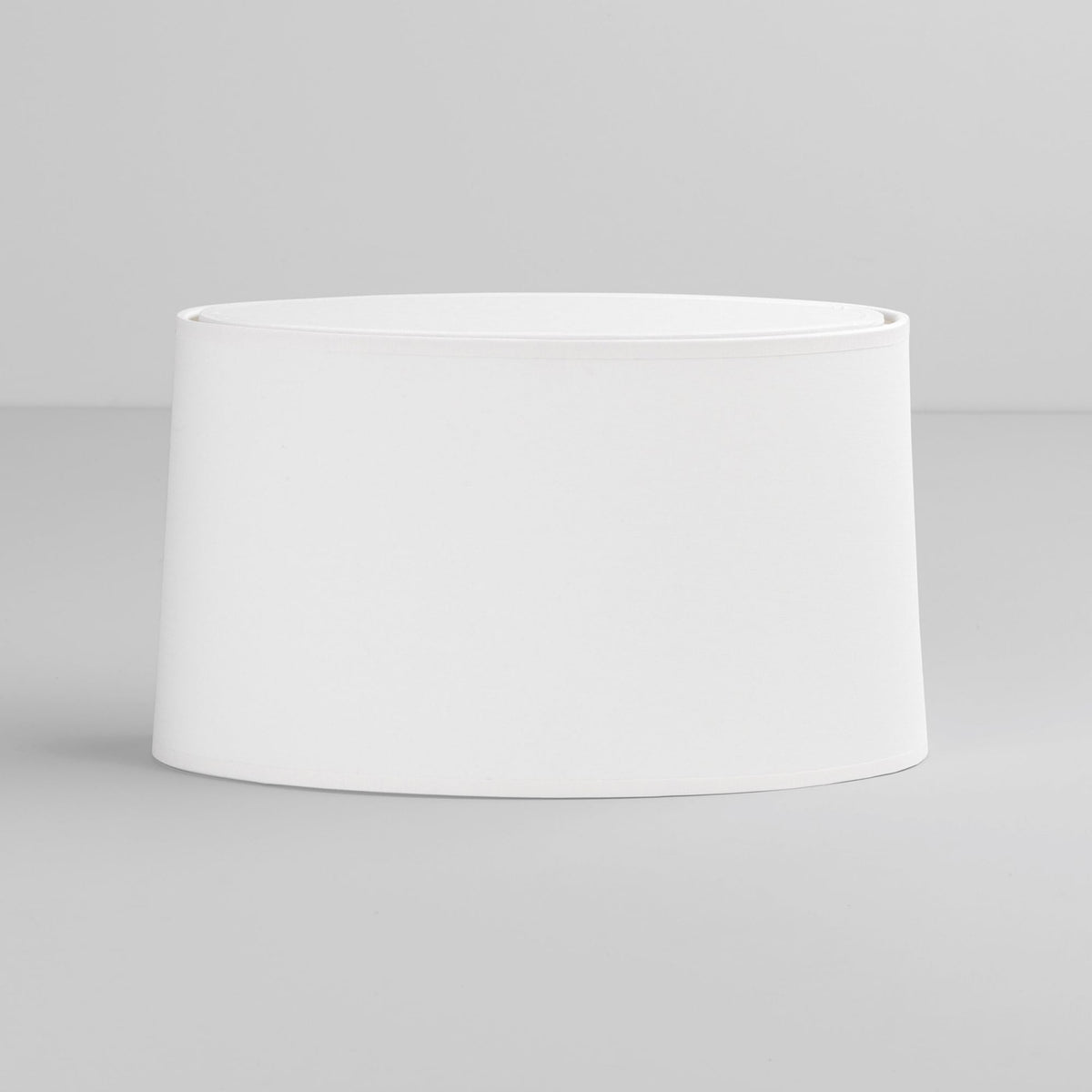Tapered Oval Shade in White