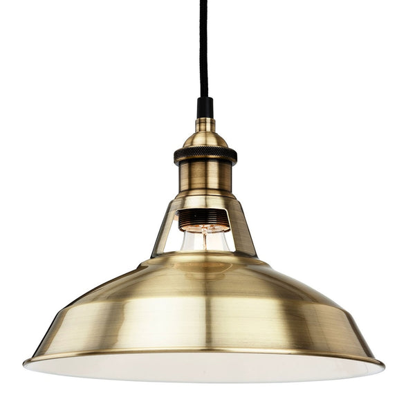 Albany Pendant in an Antique Brass Finish