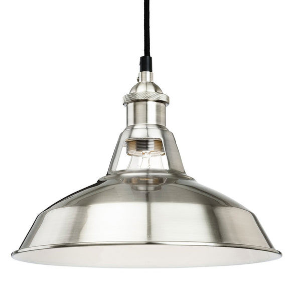 Albany Pendant in a Brushed Steel Finish
