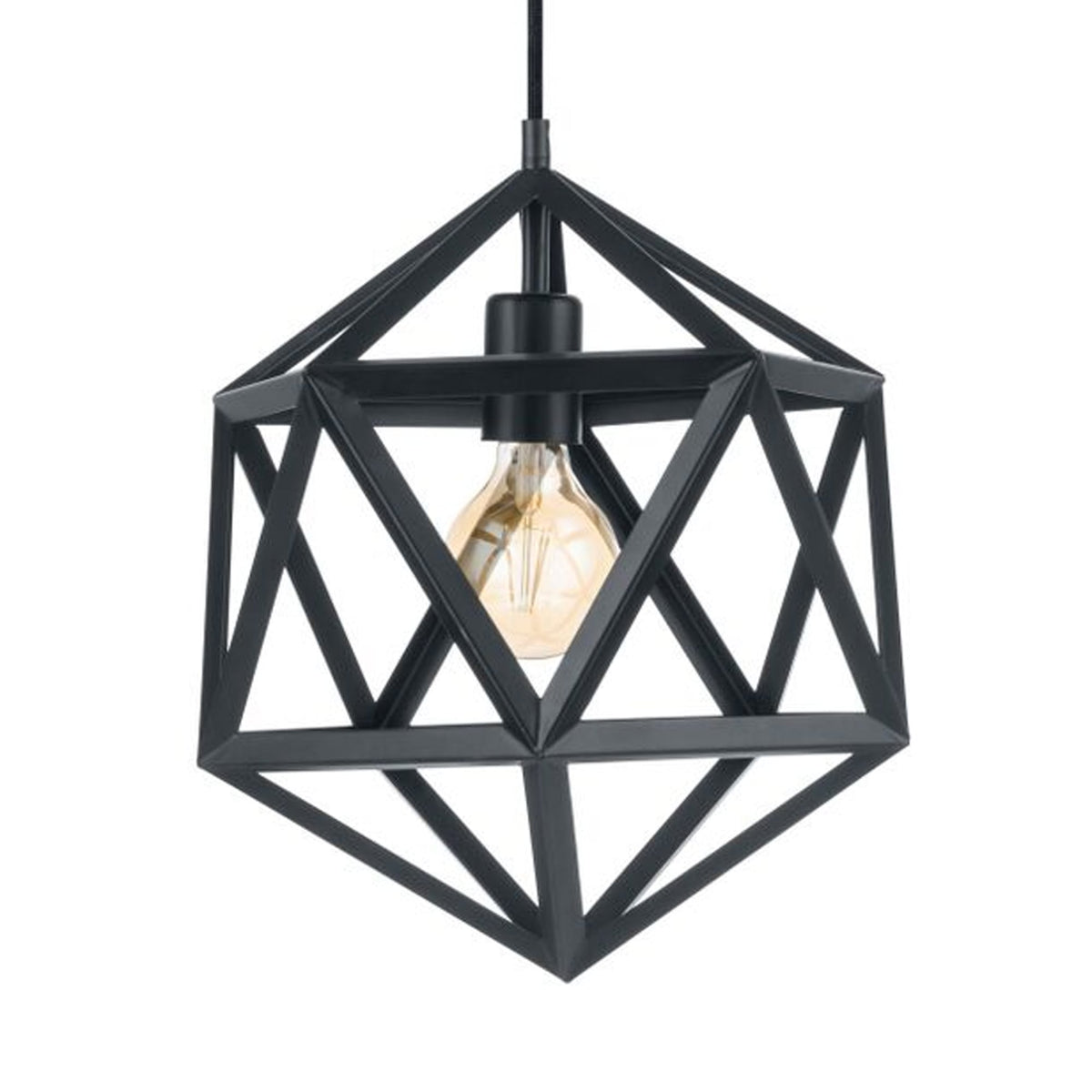 Embleton Black Geometric Pendant