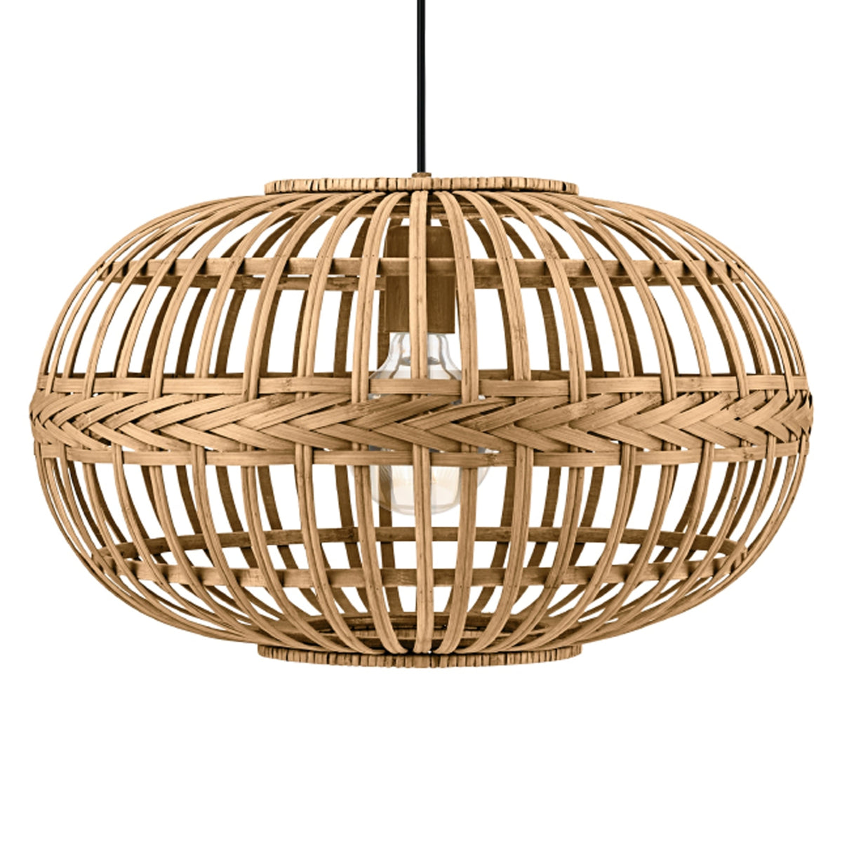 Amsfield 380mm Bamboo Wickerwork Pendant