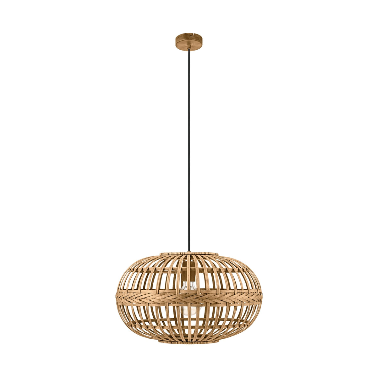 Amsfield 380mm Bamboo Wickerwork Pendant