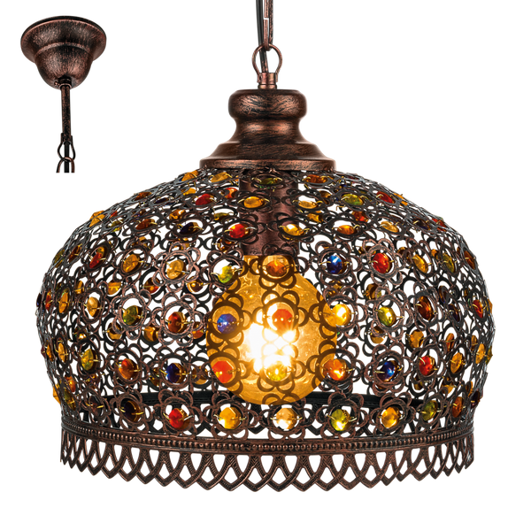 Jadida Antique Copper Pendant Light 330
