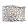 Hudson Polished Chrome and Crystal Glass Bead Wall Light