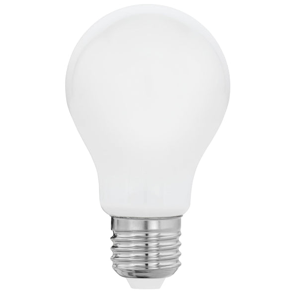 A white LED light bulb with a standard screw base, shown against a plain white background.